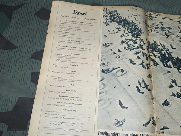 1 October 1941 Signal in German No. 19