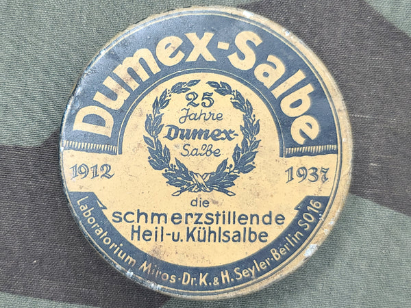 1937 Dumex Salbe Tin