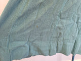 German Rayon Teal Dress <br> (B-31.5" W-25" H-38")