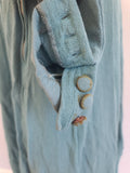 German Rayon Teal Dress <br> (B-31.5" W-25" H-38")