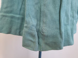 German Rayon Teal Dress <br> (B-31.5" W-25" H-38")