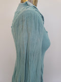 German Rayon Teal Dress <br> (B-31.5" W-25" H-38")