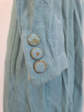 German Rayon Teal Dress <br> (B-31.5" W-25" H-38")