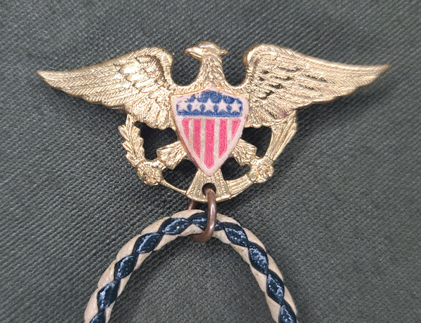 Eagle and Canteen Sweetheart Pin