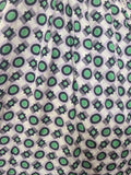 Green Print Dress (as-is) <br> (B-33" W-27" H-37")