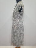 Green Print Dress (as-is) <br> (B-33" W-27" H-37")