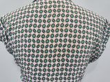 Green Print Dress (as-is) <br> (B-33" W-27" H-37")