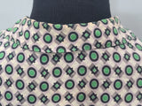 Green Print Dress (as-is) <br> (B-33" W-27" H-37")