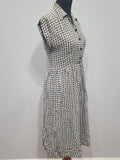 Green Print Dress (as-is) <br> (B-33" W-27" H-37")