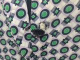 Green Print Dress (as-is) <br> (B-33" W-27" H-37")