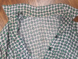 Green Print Dress (as-is) <br> (B-33" W-27" H-37")