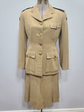 CWAC Canadian WAC Uniform: Jacket and Skirt <br> (B-34" W-24.5" H-34")
