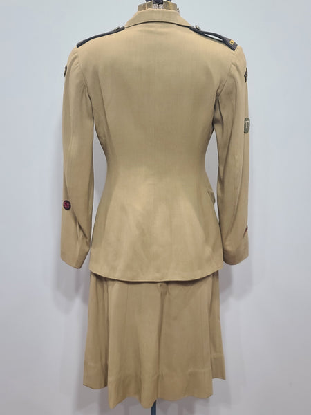 CWAC Canadian WAC Uniform: Jacket and Skirt <br> (B-34" W-24.5" H-34")
