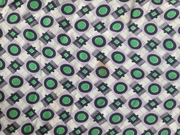 Green Print Dress (as-is) <br> (B-33" W-27" H-37")