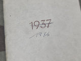 1937 Changed to 1941 Pocket Calendar