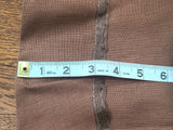 Burnt Orange / Tan Dress with Belt <br> (B-43" W-32" H-40")