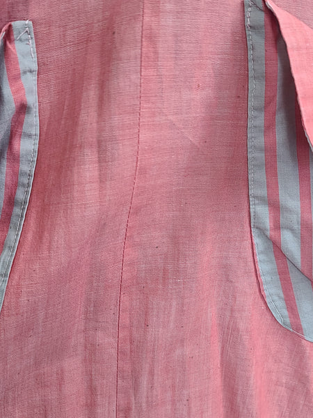 Pink Wrap Dress <br> (B-39" W-26"-30" H-38")