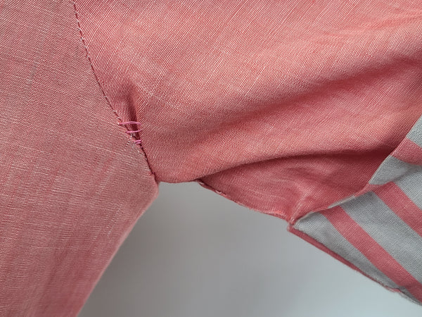Pink Wrap Dress <br> (B-39" W-26"-30" H-38")