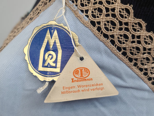 German 3 Piece Lingerie Set New Old Stock with Tags <br> (B-34" W-27" H-34")