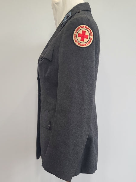 Red Cross Military Welfare Service Jacket <br> (B-38" W-32")