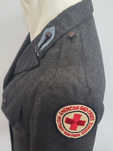 Red Cross Military Welfare Service Jacket <br> (B-38" W-32")