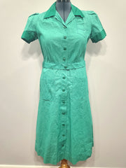 Green Workwear Dress <br> (B-45" W-36" H-44")