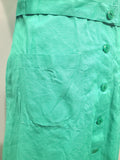 Green Workwear Dress <br> (B-45" W-36" H-44")