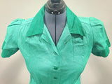 Green Workwear Dress <br> (B-45" W-36" H-44")