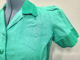 Green Workwear Dress <br> (B-45" W-36" H-44")