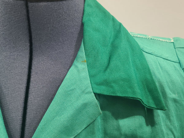 Green Workwear Dress <br> (B-45" W-36" H-44")