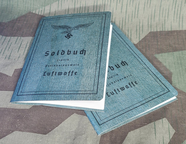 NEW Luftwaffe Mid-Late War Soldbuch