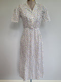 See-Thru Heart Print Dress <br> (B-37" W-25" H-37")