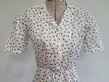 See-Thru Heart Print Dress <br> (B-37" W-25" H-37")