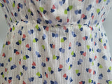 See-Thru Heart Print Dress <br> (B-37" W-25" H-37")