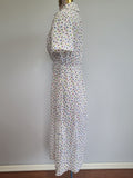 See-Thru Heart Print Dress <br> (B-37" W-25" H-37")