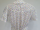 See-Thru Heart Print Dress <br> (B-37" W-25" H-37")