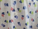 See-Thru Heart Print Dress <br> (B-37" W-25" H-37")