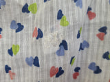 See-Thru Heart Print Dress <br> (B-37" W-25" H-37")