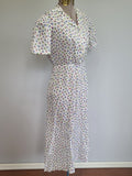 See-Thru Heart Print Dress <br> (B-37" W-25" H-37")