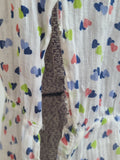 See-Thru Heart Print Dress <br> (B-37" W-25" H-37")