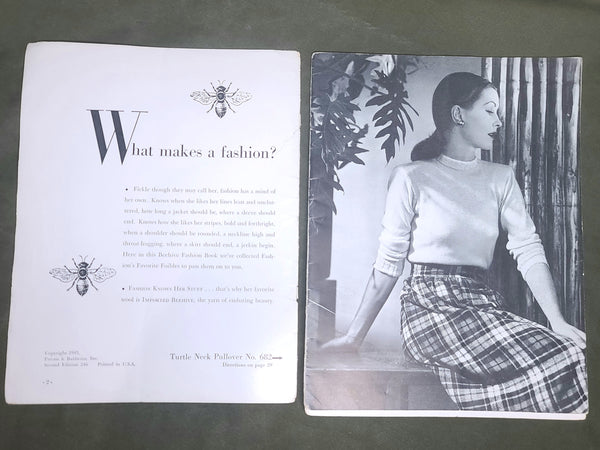 Beehive Hand Knits Pattern Book 1945