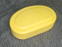 East German Yellow Bread Container Normal