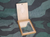 Wood Folding Pocket Mirror