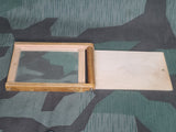 Wood Folding Pocket Mirror