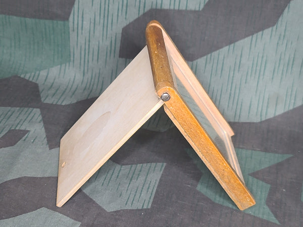 Wood Folding Pocket Mirror