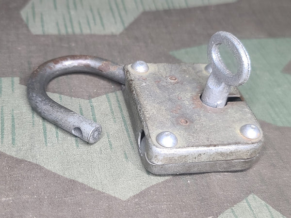Large German Lock and Key