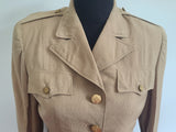 WAC Khaki Jacket 14R <br> (B-37" W-30.5")