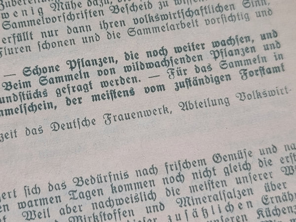 German Wild Fruits and Vegetables Recipe Book