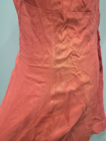 Salmon Pink Bathing Suit <br> (B-38" W-31" H-41")