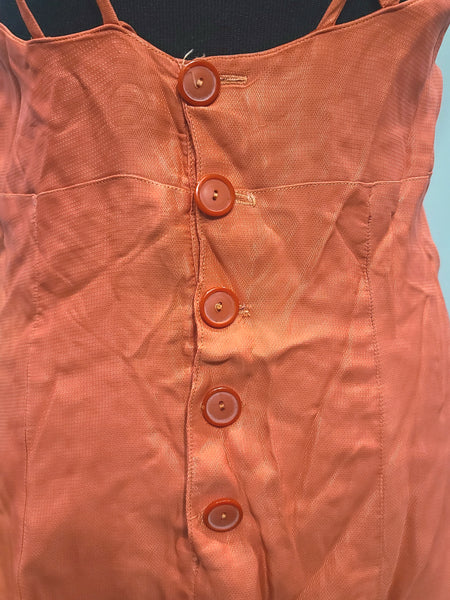 Salmon Pink Bathing Suit <br> (B-38" W-31" H-41")